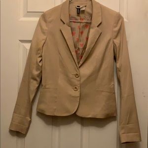 BEAUTIFUL Blazer, Color: Nude, Size: 4 us, H&M.
